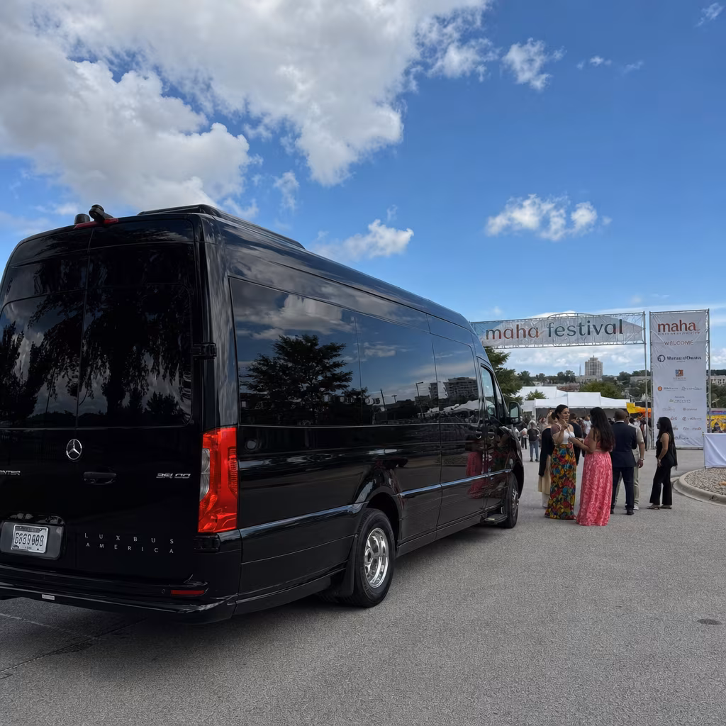 Rent a Bus to Maha Festival at Heartland of America Park