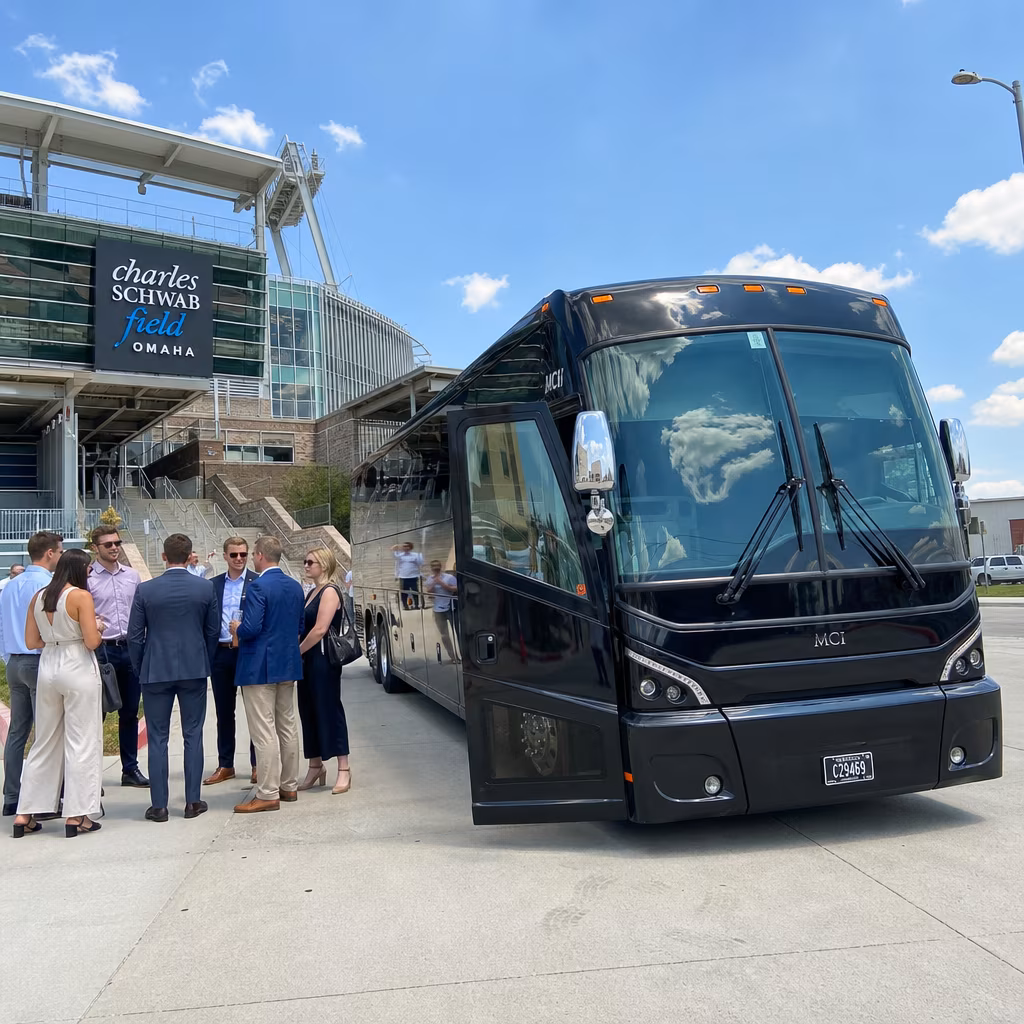 Rent a Bus to Charles Schwab Field Omaha