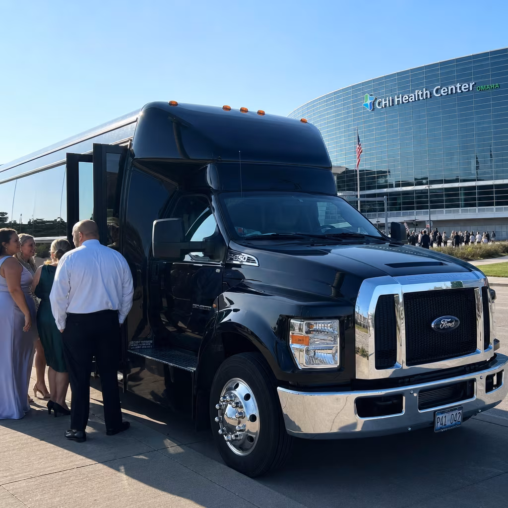 Rent a Bus to CHI Health Center Omaha
