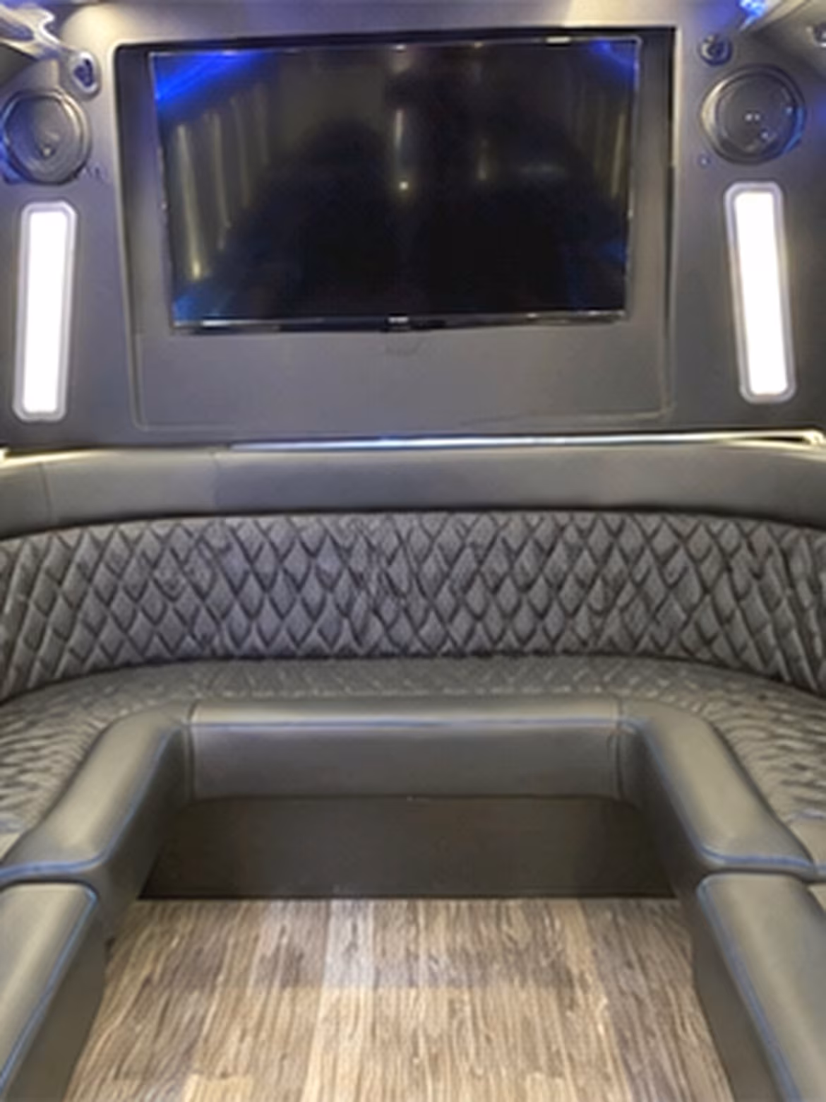 15 Passenger Party Bus Interior