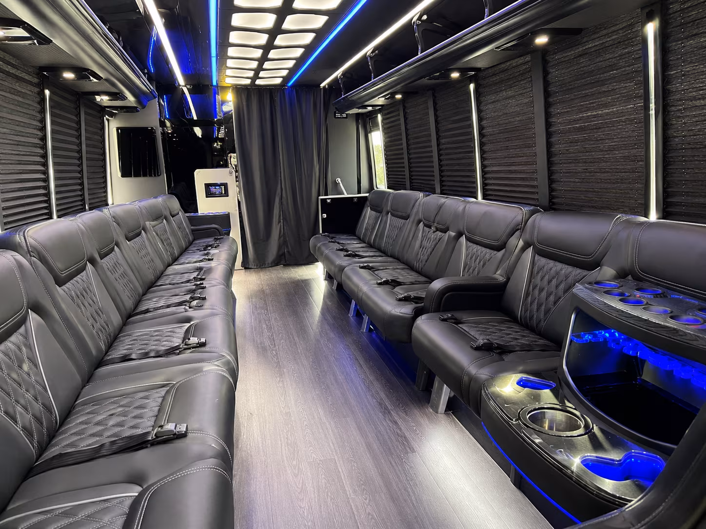 Omaha Bachelor & Bachelorette Transportation party bus exterior