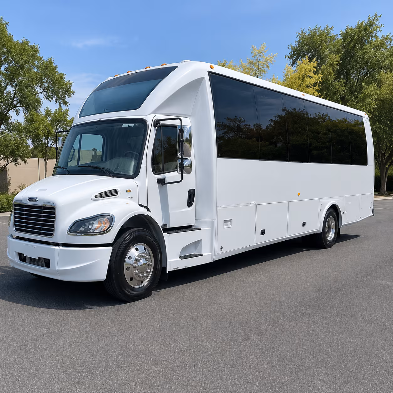 Omaha Birthday, Sweet 16, & Quinceañera Transportation party bus exterior
