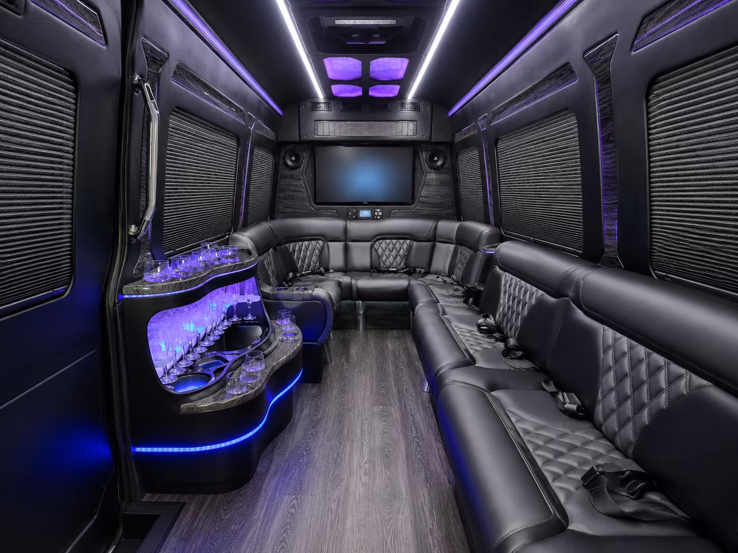 Omaha Corporate Transportation onboard seating