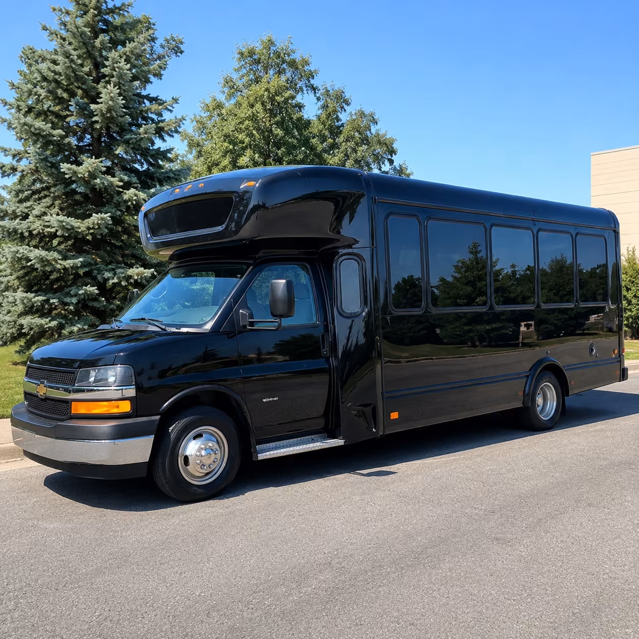 Omaha Private Event Transportation party bus exterior