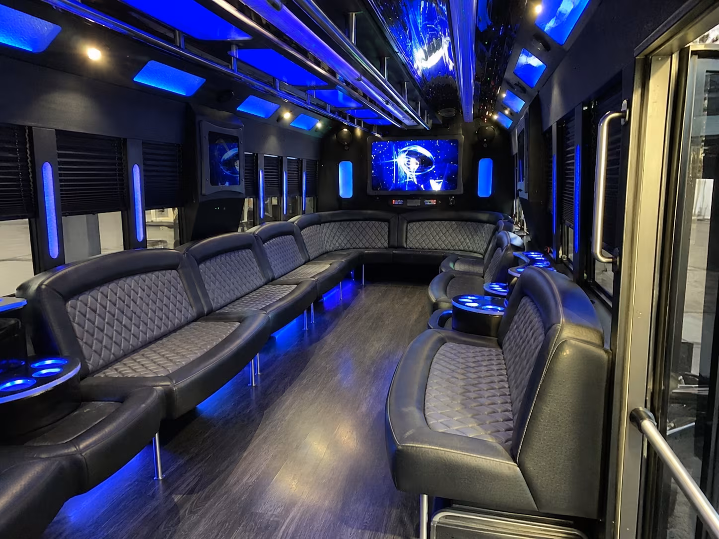 Omaha Private Event Transportation party bus exterior