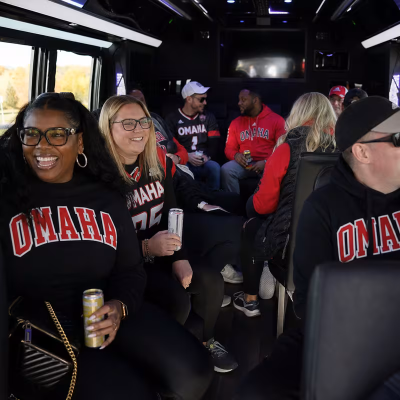 Omaha Sporting Event Transportation fleet vehicle